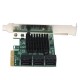 SA3006 PCI-E to 6 Port SATA 3.0 Controller Card Expansion Card Adapter Board with Heat Sink Expansion Adapter Board