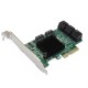 SA3008 PCI - E to SATA 3.0 Expansion Card With Eight Port SSD Adapter Card IPFS