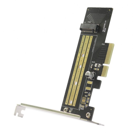 PCI-E to M.2 SSD Expansion Card NVME NGFF High Speed Single/Dual Bay Adapter Card for X4/X8/X16 Motherboard