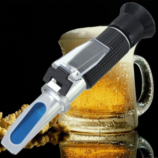 0-32% Brix Wort 1.12 Specific Gravity Refractometer Beer Fruit Sugar Wine Brew 0-32% Brix Wort 1.12 Specific Gravity Refractometer Beer Fruit Sugar Wine Brew