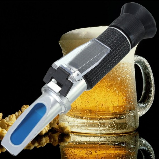 0-32% Brix Wort 1.12 Specific Gravity Refractometer Beer Fruit Sugar Wine Brew