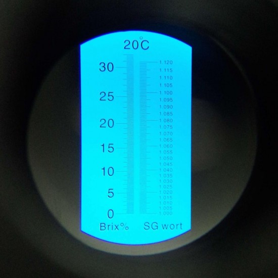 0-32% Brix Wort 1.12 Specific Gravity Refractometer Beer Fruit Sugar Wine Brew 0-32% Brix Wort 1.12 Specific Gravity Refractometer Beer Fruit Sugar Wine Brew
