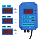 2 in 1 Digital PH ORP Redox Controller Monitor Water Quality Monitor Tester BNC Type Probe Replaceable Electrode