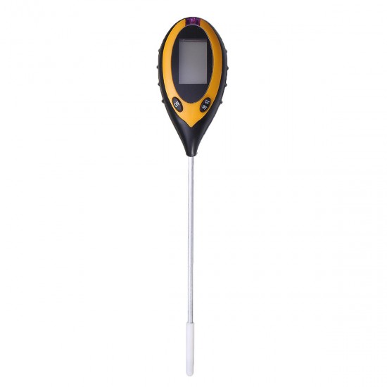 4 in 1 Soil PH Tester Moisture Sunlight Light Temperature Test Meter for Garden Plant Lawns