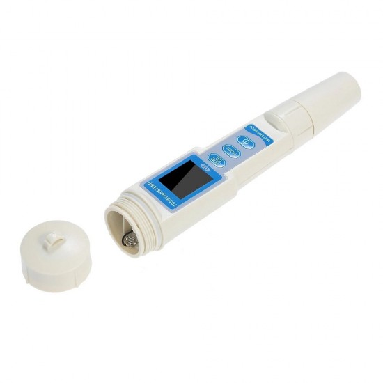 4-in-1 Water Quality Tester Pen Waterproof Water Quality Analysis Instrument PH/EC/TDS & Temperature Meter PH Meter TDS Meter with ATC Function 4-in-1 Water Quality Tester Pen Waterproof Water Quality Analysis Instrument PH/EC/TDS & Temperature Meter PH Meter TDS Meter with ATC Function