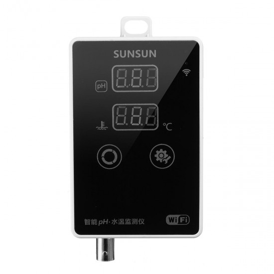 Aquarium Digital LCD PH Meter Temperature Tester Pool Fish Tank Water Temperature Detector Thermometer Thermometer Wifi Connection