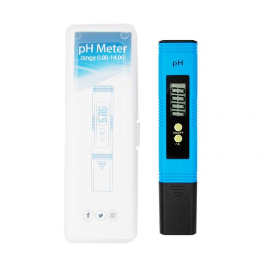 Digital LCD Aquarium Water Acid PH Meter Pool Analyzer With Retail Box