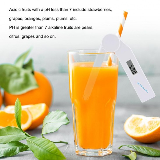 Digital PH Meter Folding with 0-14 PH Measurement Range for Household Drinking, Pool and Aquarium Fruits and Vegetables Digital PH Meter Folding with 0-14 PH Measurement Range for Household Drinking, Pool and Aquarium Fruits and Vegetables