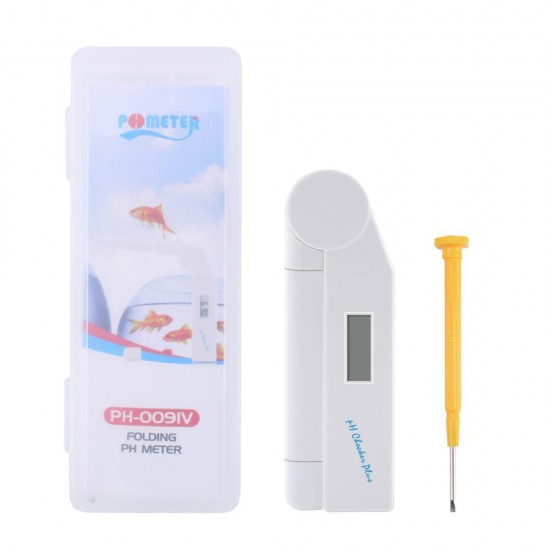 Digital PH Meter Folding with 0-14 PH Measurement Range for Household Drinking, Pool and Aquarium Fruits and Vegetables Digital PH Meter Folding with 0-14 PH Measurement Range for Household Drinking, Pool and Aquarium Fruits and Vegetables