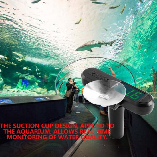 Digital PH Meter Water Quality Tester PH Tester Aquarium PH Monitor Equipped With Suction Cup Digital PH Meter Water Quality Tester PH Tester Aquarium PH Monitor Equipped With Suction Cup