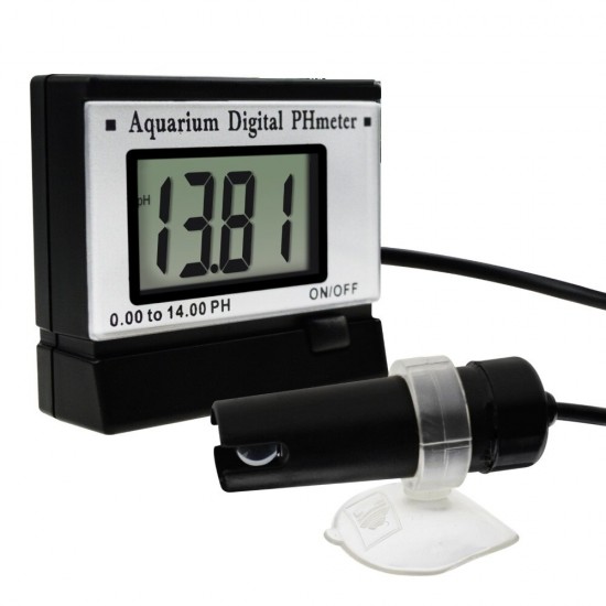 Digital PH Monitor Meter ATC 0.00 to 14.00pH with Cable Electrode Probe Water Quality Monitoring Tester Kit Aquarium