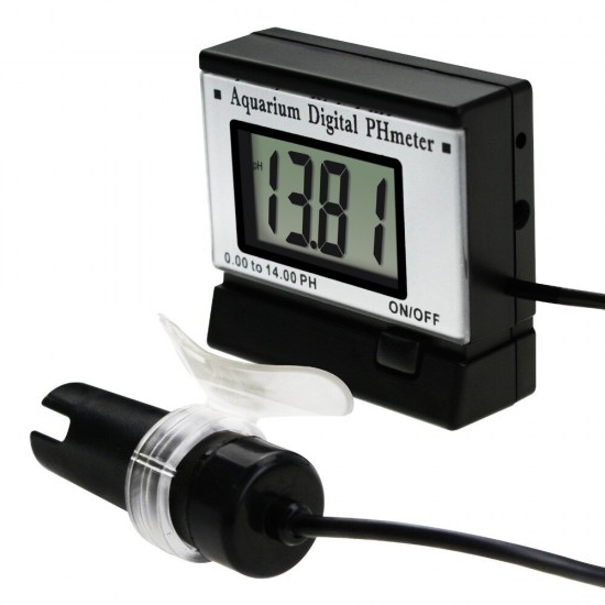 Digital PH Monitor Meter ATC 0.00 to 14.00pH with Cable Electrode Probe Water Quality Monitoring Tester Kit Aquarium