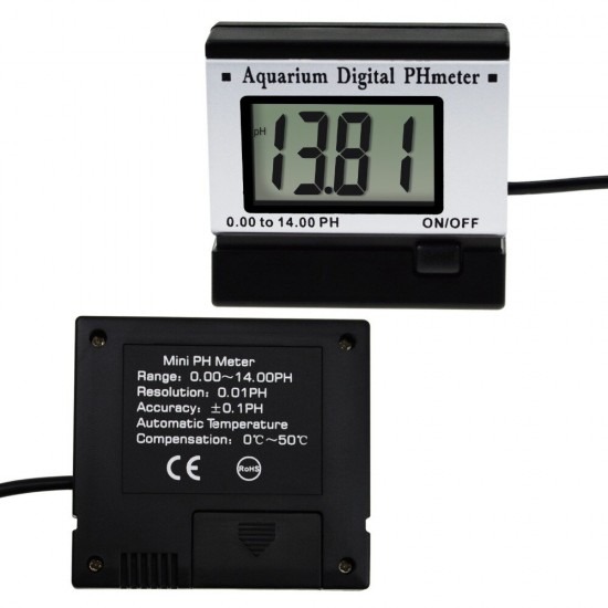 Digital PH Monitor Meter ATC 0.00 to 14.00pH with Cable Electrode Probe Water Quality Monitoring Tester Kit Aquarium Digital PH Monitor Meter ATC 0.00 to 14.00pH with Cable Electrode Probe Water Quality Monitoring Tester Kit Aquarium