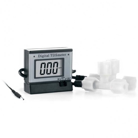 Double TDS Detector Wall-mounted Water Quality Analyzer Meter Embedded Conductivity Monitor Tester Double TDS Detector Wall-mounted Water Quality Analyzer Meter Embedded Conductivity Monitor Tester