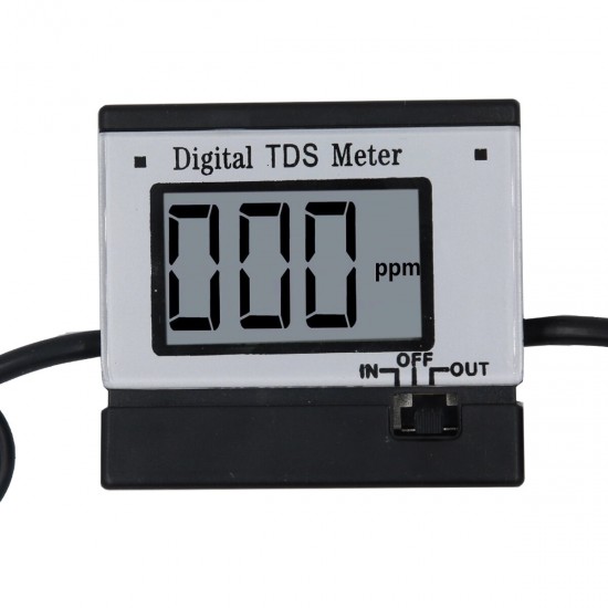 Double TDS Detector Wall-mounted Water Quality Analyzer Meter Embedded Conductivity Monitor Tester Double TDS Detector Wall-mounted Water Quality Analyzer Meter Embedded Conductivity Monitor Tester