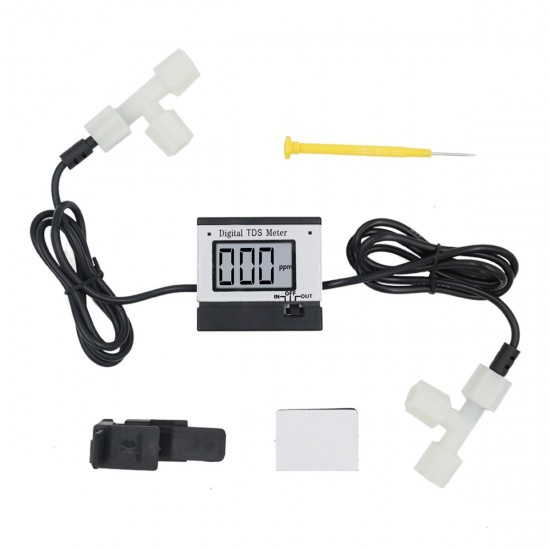 Double TDS Detector Wall-mounted Water Quality Analyzer Meter Embedded Conductivity Monitor Tester