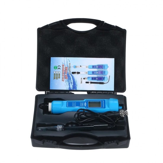 High Accuracy pH Meter ATC 2-in-1 pH & Temperature Meter Skin pH Acidimeter Portable pH Test Pen Aquarium Fish Tank pH Value Meter 1.2-inch LCD pH Gauge with Blue Backlight High Accuracy pH Meter ATC 2-in-1 pH & Temperature Meter Skin pH Acidimeter Portable pH Test Pen Aquarium Fish Tank pH Value Meter 1.2-inch LCD pH Gauge with Blue Backlight