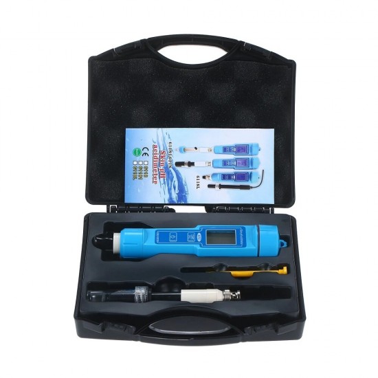 High Accuracy pH Meter ATC 2-in-1 pH & Temperature Meter Skin pH Acidimeter Portable pH Test Pen Aquarium Fish Tank pH Value Meter 1.2-inch LCD pH Gauge with Blue Backlight High Accuracy pH Meter ATC 2-in-1 pH & Temperature Meter Skin pH Acidimeter Portable pH Test Pen Aquarium Fish Tank pH Value Meter 1.2-inch LCD pH Gauge with Blue Backlight