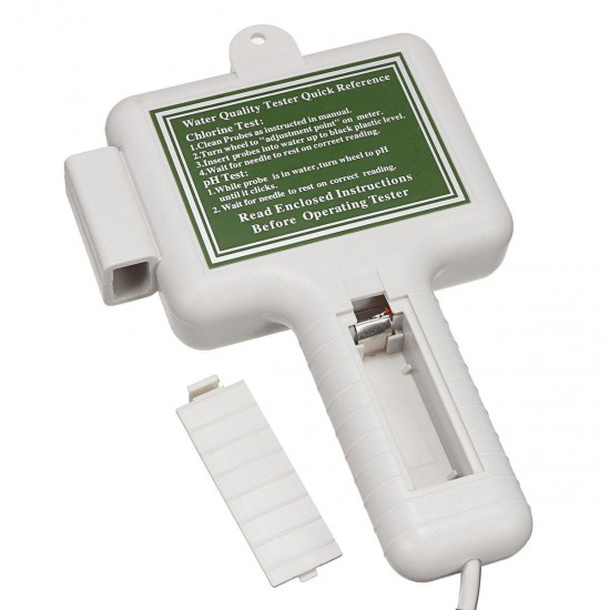 PC101 Water Quality Tester PH CL2 Chlorine Level Meter Monitor Swimming Pool Spa Tester PC101 Water Quality Tester PH CL2 Chlorine Level Meter Monitor Swimming Pool Spa Tester