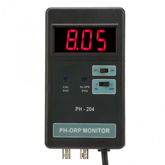 PH-204 Digital ORP Temperature Control Monitor Meter PH Monitor Meter