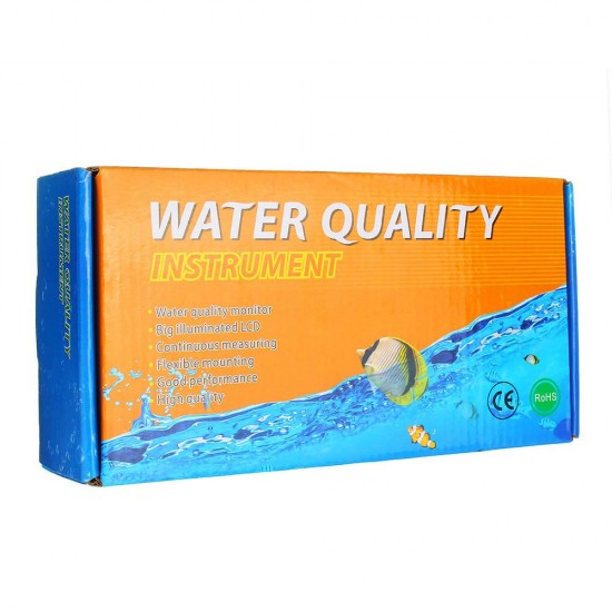 PH-2791 PH/EC 2-in-1 Detector Water Quality Online Analyzer Resolution 0.01pH ±2%F.S PH Meter PH-2791 PH/EC 2-in-1 Detector Water Quality Online Analyzer Resolution 0.01pH ±2%F.S PH Meter