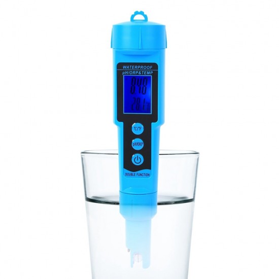 PH-689 PH ORP TEMP Meter Digital Multi-parameter pH Tester LED Pools Drinking Water Quality Monitor PH-689 PH ORP TEMP Meter Digital Multi-parameter pH Tester LED Pools Drinking Water Quality Monitor