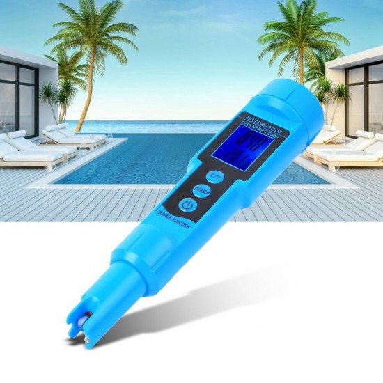 PH-689 PH ORP TEMP Meter Digital Multi-parameter pH Tester LED Pools Drinking Water Quality Monitor