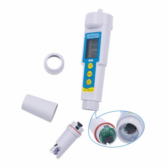 PH-986 3 in 1 Water Tester Multi-parameter PH Monitor TDS PH Meter Aquarium Acidometer Drink Water Quality Analyser PH-986 3 in 1 Water Tester Multi-parameter PH Monitor TDS PH Meter Aquarium Acidometer Drink Water Quality Analyser