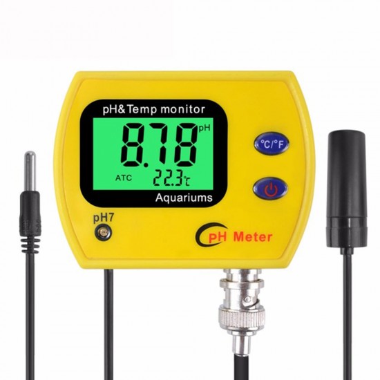 PH-991 PH Meter with Backlight Tester Durable Acidimeter Tool Temp Monitor for Aquarium Swim Pool Water PH-991 PH Meter with Backlight Tester Durable Acidimeter Tool Temp Monitor for Aquarium Swim Pool Water