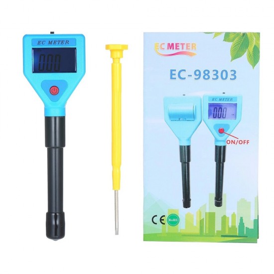 Portable EC Digital Water Quality Tester Aquarium Conductivity Meter Water Quality Analyzer