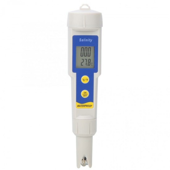 Salinity Meter SA-1397 Portable Digital Salinity Meter High Waterproof Temperature Tester