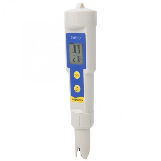 Salinity Meter SA-1397 Portable Digital Salinity Meter High Waterproof Temperature Tester