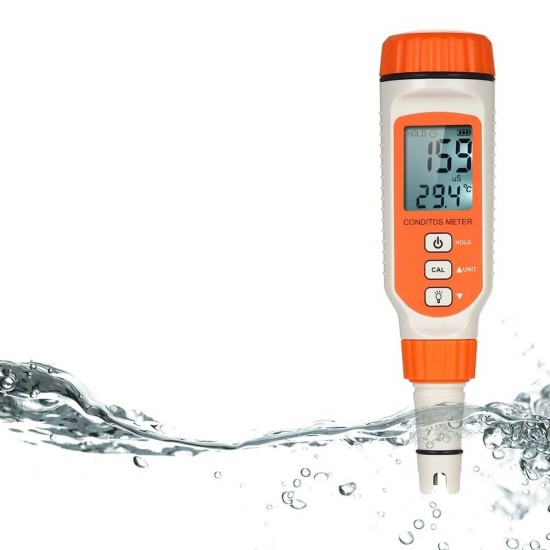 AR 8011 3 in 1 Water Quality Tester Pen for Aquarium Household Drinking Solution with ATC Function and Backlight