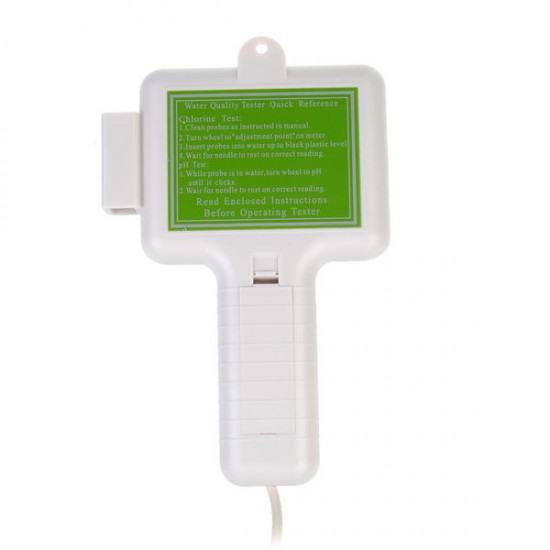 Water Quality PH/CL2 Chlorine Tester Level Meter PH Tester Water Quality PH/CL2 Chlorine Tester Level Meter PH Tester