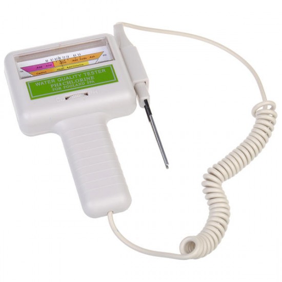 Water Quality PH/CL2 Chlorine Tester Level Meter PH Tester