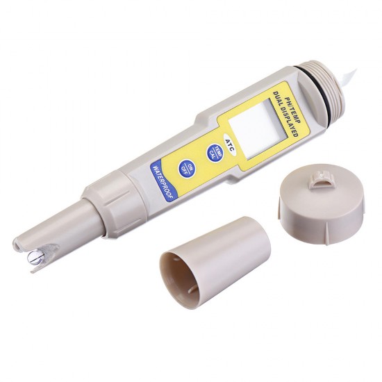 PH035Z Accurate Waterproof Double Display PH and Temperature Testing Meter Test Pen with Auto Calibration and Two Buffers PH035Z Accurate Waterproof Double Display PH and Temperature Testing Meter Test Pen with Auto Calibration and Two Buffers