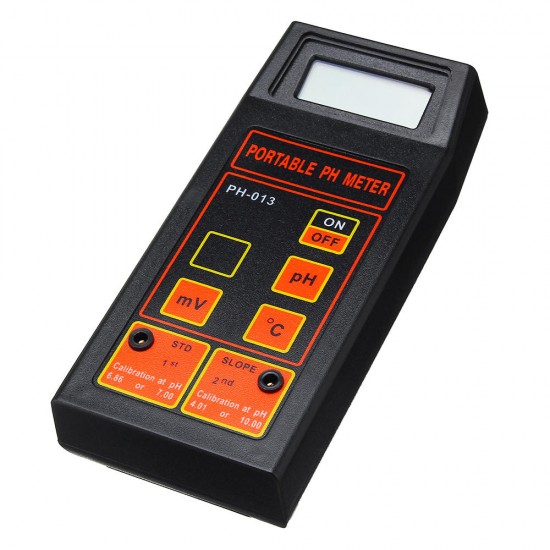 Portable PH-8414 PH ORP Temperature Meter 3 in 1 with Battery and PH Buffer Powder