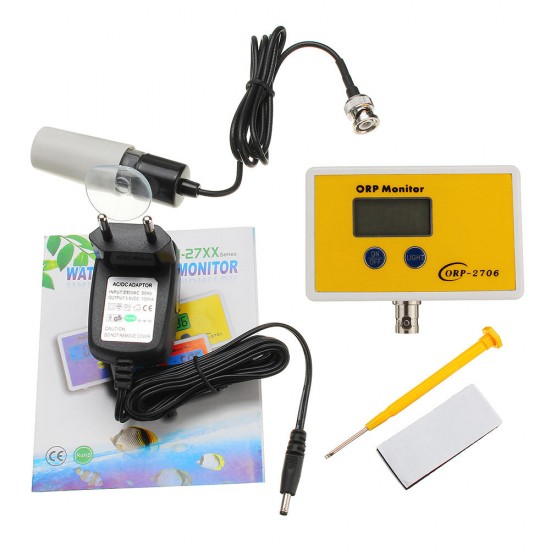 WS-ORP2706 1mV Resolution Online ORP Monitor Water Quality Online Analyzer Tester WS-ORP2706 1mV Resolution Online ORP Monitor Water Quality Online Analyzer Tester