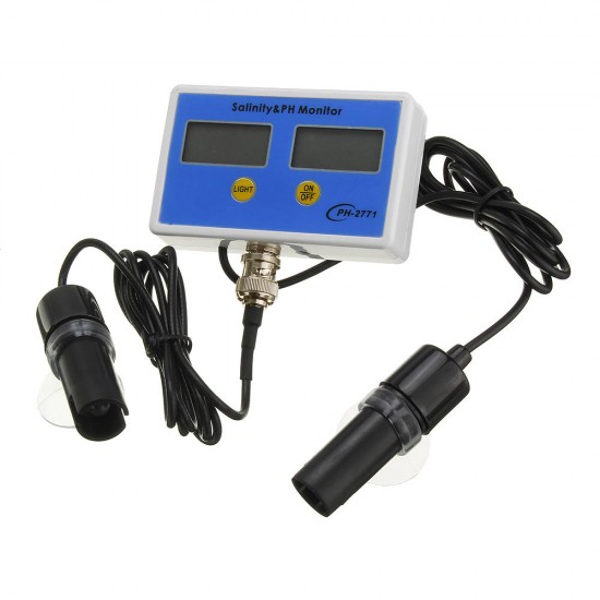 WS-PH2771 Online PH/Salinity Monitor 2 In 1 Water Quality Online Analyzer Tester WS-PH2771 Online PH/Salinity Monitor 2 In 1 Water Quality Online Analyzer Tester