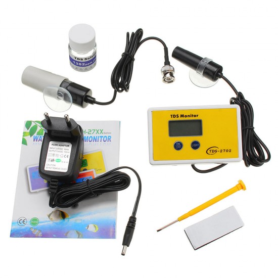 WS-TDS2702 1ppm Resolution Online TDS Monitor Water Quality Online Analyzer Tester WS-TDS2702 1ppm Resolution Online TDS Monitor Water Quality Online Analyzer Tester