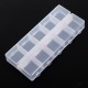 10 Grids Transparent Storage Box Parts Components Container Assortment Organizer 10 Grids Transparent Storage Box Parts Components Container Assortment Organizer