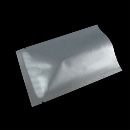 100Pcs 10x15cm Aluminium Foil Open Top Bags Food Storage Packaging Vacuum Bags