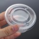 100Pcs 150mL Clear Plastic Disposable Soup Food Sauce Cups Take Out Container with Lid