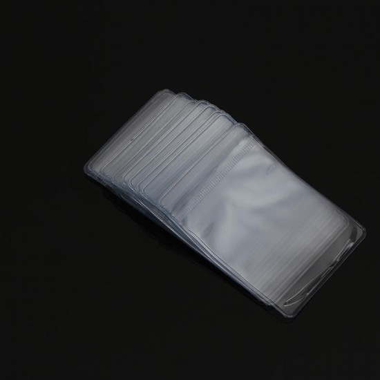 100Pcs 6x8cm Reclosable Ziplock Bag PVC Wrapping Self Adhesive Seal Ring Transparent Bags 100Pcs 6x8cm Reclosable Ziplock Bag PVC Wrapping Self Adhesive Seal Ring Transparent Bags