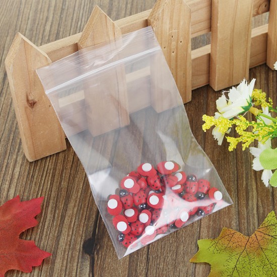 100Pcs 8x12cm Clear Plastic Zip Lock Bags Reclosable Storage Packaging Zipper Bags 100Pcs 8x12cm Clear Plastic Zip Lock Bags Reclosable Storage Packaging Zipper Bags