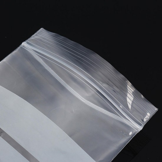100Pcs 8x12cm Reclosable Ziplock Bag with Writing Panels PE Self Adhesive Seal Ring Bags 100Pcs 8x12cm Reclosable Ziplock Bag with Writing Panels PE Self Adhesive Seal Ring Bags
