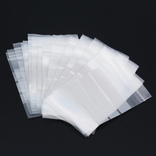 100Pcs 8x12cm Reclosable Ziplock Bag with Writing Panels PE Self Adhesive Seal Ring Bags 100Pcs 8x12cm Reclosable Ziplock Bag with Writing Panels PE Self Adhesive Seal Ring Bags