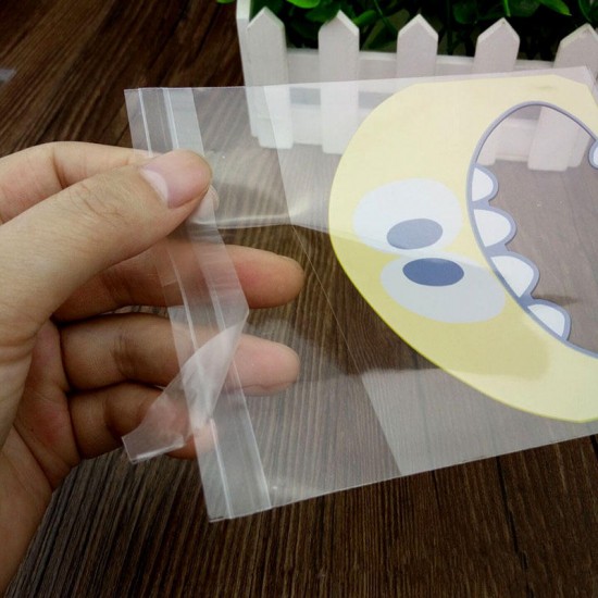 100Pcs Cute Big Teech Mouth Monster Plastic Self Sealing Bag Wedding Birthday Cookie Candy Gift Packing Bags 100Pcs Cute Big Teech Mouth Monster Plastic Self Sealing Bag Wedding Birthday Cookie Candy Gift Packing Bags