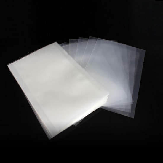 100pcs Clear Transparent Vacuum Package Ziplock Heat Seal Food Packing Bag 12x18cm