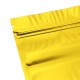 100pcs Gold Aluminum Foil Stand Up Bags Zip Lock Mylar Pouches 12x20cm